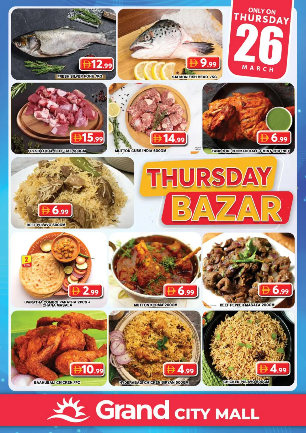 UAE - Dubai Grand Hyper Market offers in D4D Online. Grand City Mall,Dubai. . Only On 26th March