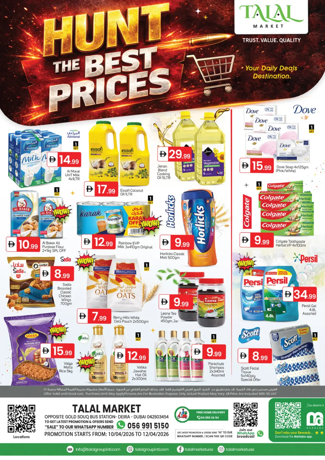 UAE - Dubai TALAL MARKET offers in D4D Online. Gold Souq - Deira. . Till 12th April
