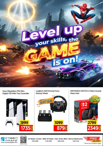 iCONNECT - Level Up Your Skills, The Game Is On ! in Qatar Offers - Qatar Level Up Your Skills, The Game Is On !