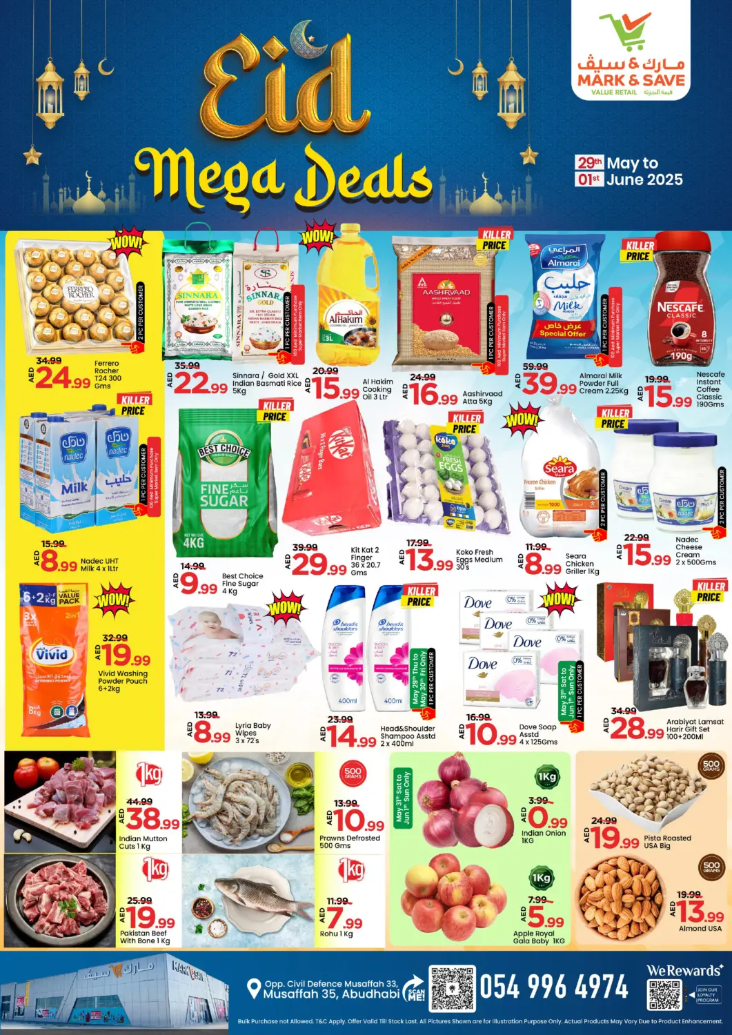 UAE - Abu Dhabi Mark & Save offers in D4D Online. Musaffah, Abu Dhabi. . Till 1st June