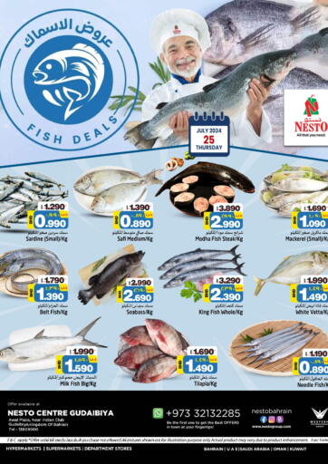 Bahrain NESTO  offers in D4D Online. Fish Deals. . Only On 25th July