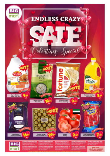 UAE - Abu Dhabi BIGmart offers in D4D Online. Endless Crazy Sale. . Till 16th February