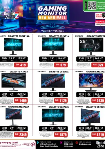 Gaming Monitor New Arrivals