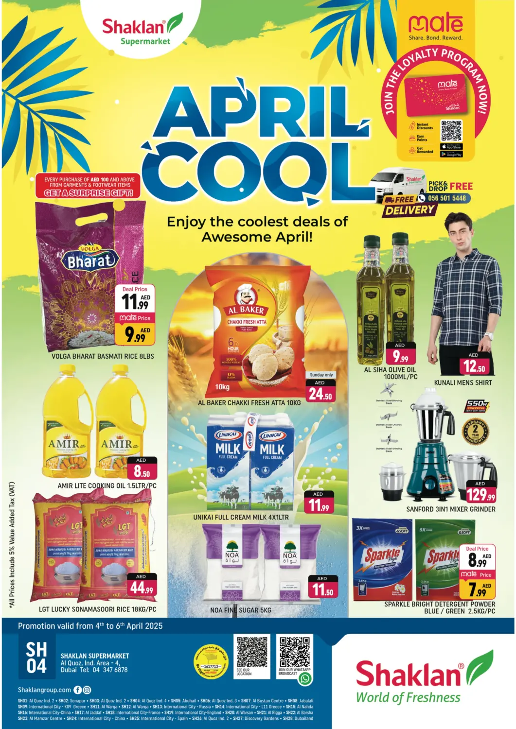 UAE - Dubai Shaklan  offers in D4D Online. Al Quoz Industrial Area 4-Dubai. . Till 6th April