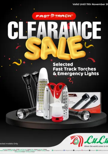 Fast Track Clearance Sale