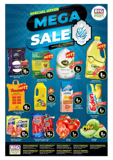 UAE - Abu Dhabi BIGmart offers in D4D Online. Mega Sale. . Till 23rd February