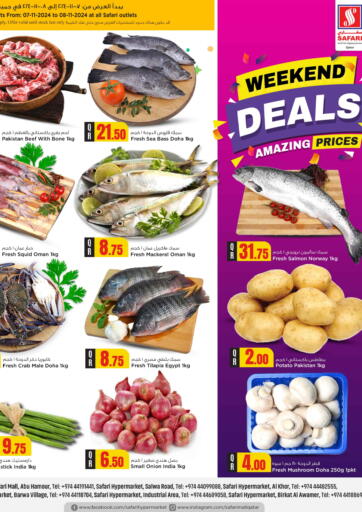 Qatar - Doha Safari Hypermarket offers in D4D Online. Weekend Deals. . Till 9th November