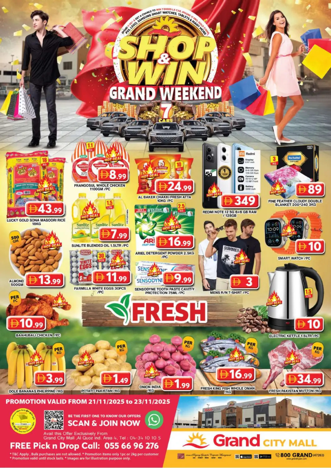 UAE - Dubai Grand Hyper Market offers in D4D Online. Grand City Mall,Dubai. . Till 23rd November