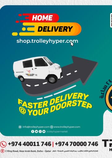Qatar - Umm Salal Trolley Hypermarket offers in D4D Online. Home Delivery. Home Delivery Offers Are Available At Trolley Hypermarket. Offers Are Valid Until Stock Last.
Enjoy Shopping!!. Until Stock Last