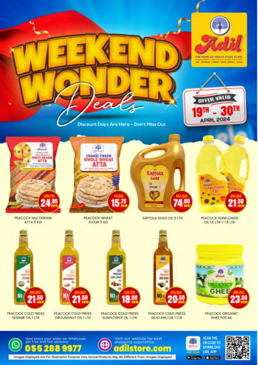 UAE - Sharjah / Ajman Adil Supermarket offers in D4D Online. Weekend Wonder Deals. . Till 30th April