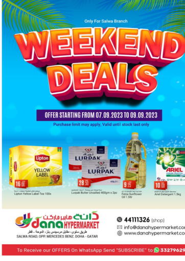 Qatar - Al Wakra Dana Hypermarket offers in D4D Online. Weekend Deals. . Till 9th September