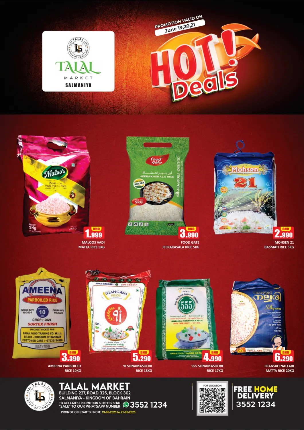 Bahrain Talal Markets offers in D4D Online. Hot Deals @Salmaniyya. . Till 21st June