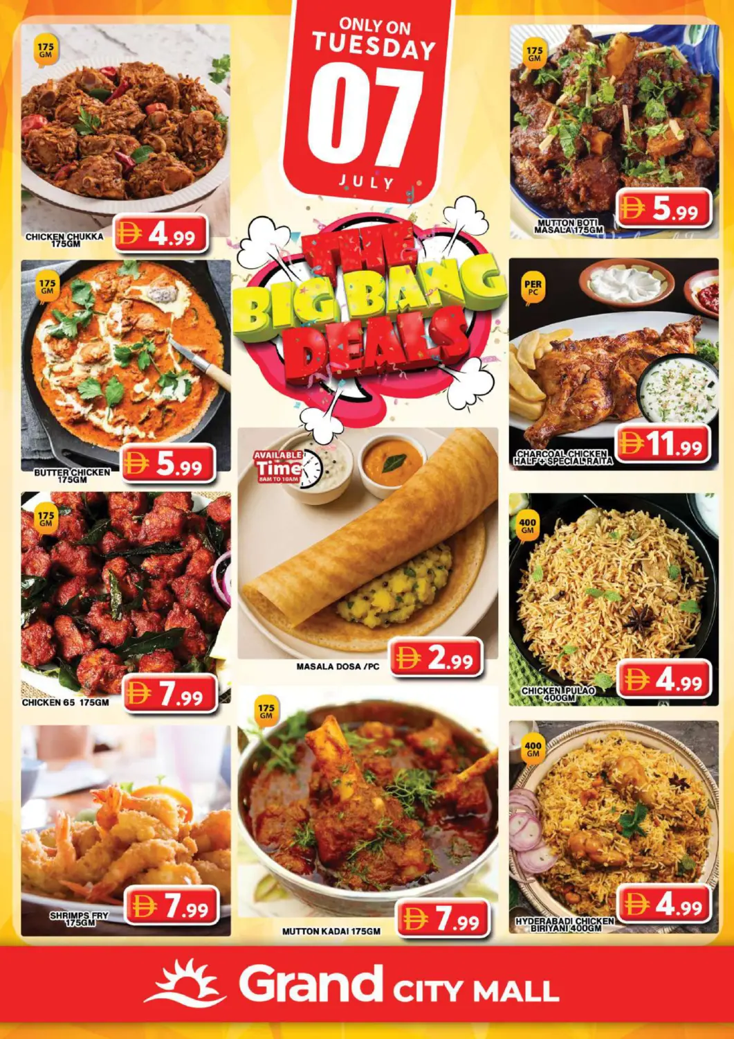 UAE - Dubai Grand Hyper Market offers in D4D Online. City Mall - Dubai. . Only On 7th July