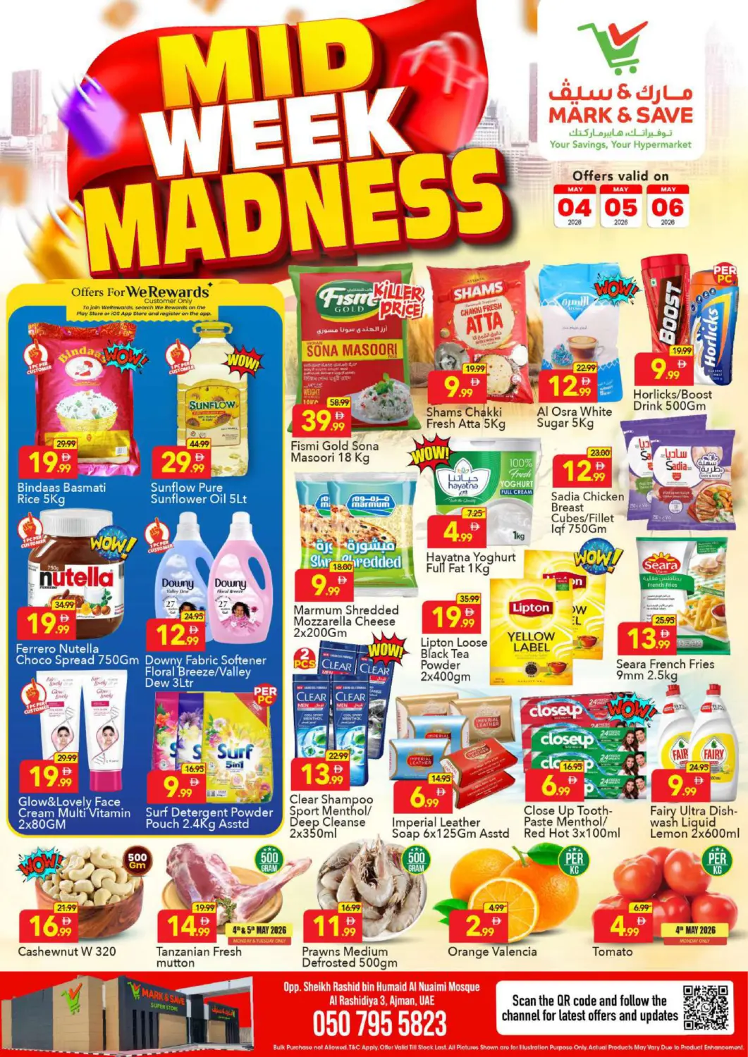 UAE - Sharjah / Ajman Mark & Save offers in D4D Online. Rashidiya 3-Ajman. . Till 6th May