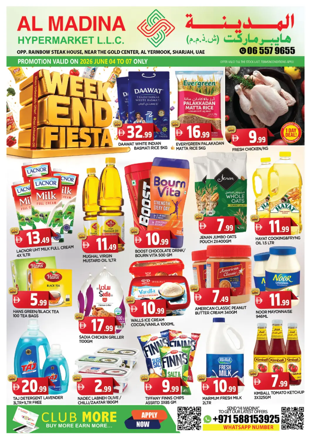UAE - Sharjah / Ajman AL MADINA offers in D4D Online. Yermook - Sharjah. . Till 7th June