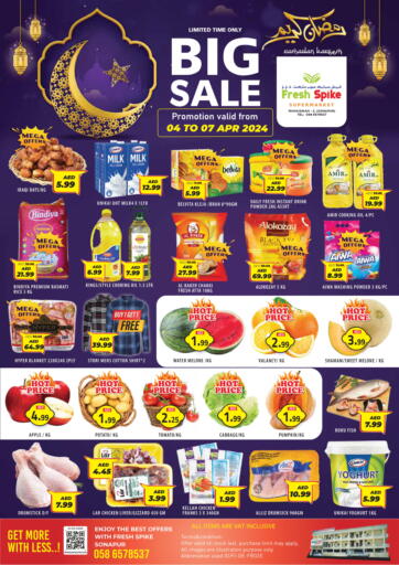 UAE - Dubai Fresh Spike Supermarket offers in D4D Online. Big Sale. . Till 7th April
