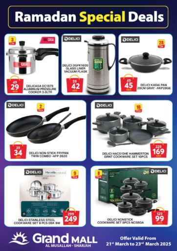 UAE - Sharjah / Ajman Grand Hyper Market offers in D4D Online. Al Musallah, Sharjah. . Till 23rd March