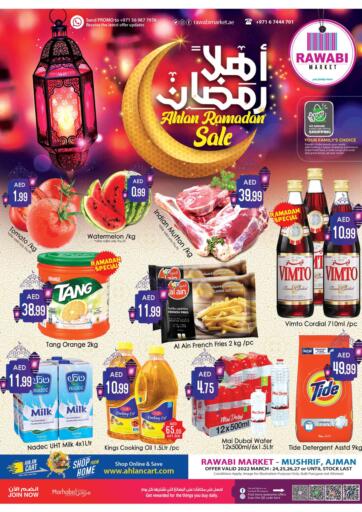 UAE - Sharjah / Ajman Rawabi Market Ajman offers in D4D Online. Mushrif, Ajman. . Till 27th March