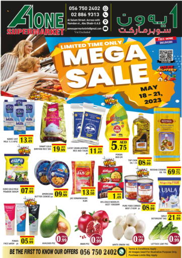 UAE - Abu Dhabi A One Supermarket L.L.C  offers in D4D Online. Mega Sale. . Till 21st May