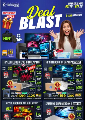 TechDeals Electronics Trading - Deal Blast in UAE Offers - United Arab Emirates Deal Blast