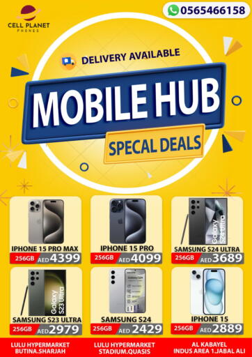UAE - Sharjah / Ajman CELL PLANET PHONES offers in D4D Online. Mobile Hub. . Till 26th April
