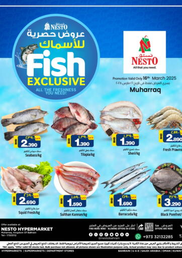 عروض نستو البحرين في دي٤دي أونلاين. عروض حصرية للأسماك @ المحرق. . Only On 16th March