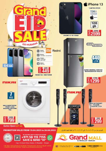 UAE - Abu Dhabi Grand Hyper Market offers in D4D Online. Musallah, Sharjah. . Till 26th April