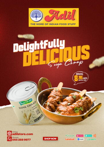 UAE - Dubai Adil Supermarket offers in D4D Online. Delightfully Delicious. . Till 3rd April