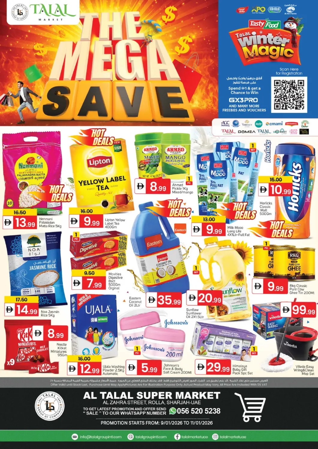 UAE - Sharjah / Ajman TALAL MARKET offers in D4D Online. Al Zahra Street, Rolla - Sharjah. . Till 11th January