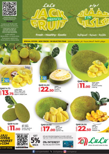Qatar - Al-Shahaniya LuLu Hypermarket offers in D4D Online. Jack Fruit Fiesta. . Till 28th April