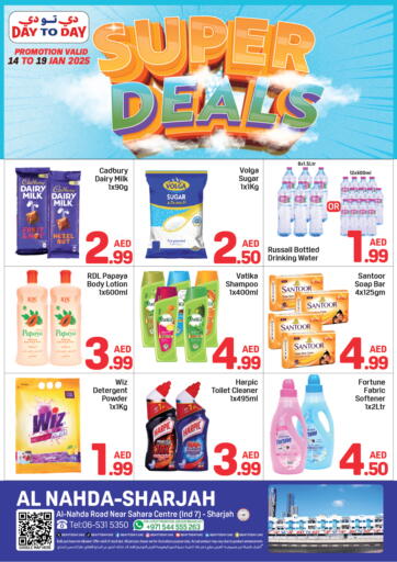 UAE - Sharjah / Ajman Day to Day Department Store offers in D4D Online. Al Nahda - Sharjah. . Till 19th January