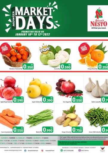 Bahrain NESTO  offers in D4D Online. Midweek Market Days. . Till 12th January