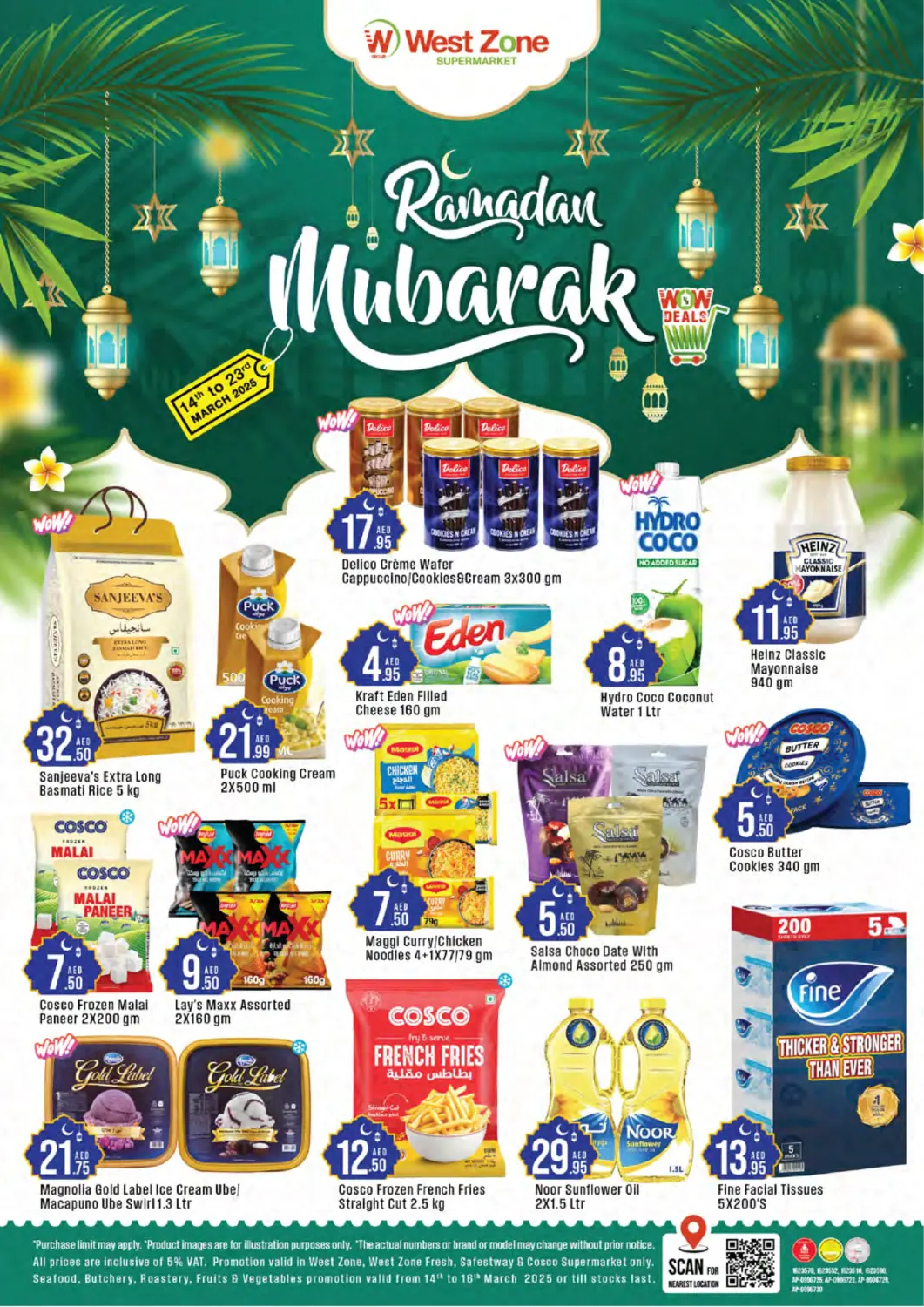 UAE - Sharjah / Ajman West Zone Supermarket offers in D4D Online. Ramadan Mubarak. . Till 23rd March