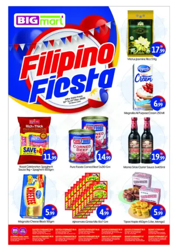 BIGmart - Filipino Fiesta in UAE Offers - United Arab Emirates Filipino Fiesta