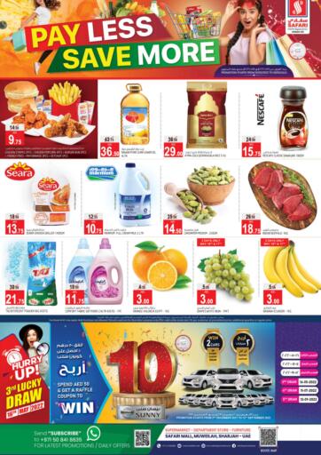 UAE - Sharjah / Ajman Safari Hypermarket  offers in D4D Online. Pay Less, Save More. . Till 18th May
