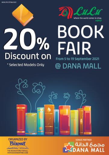 Bahrain LuLu Hypermarket offers in D4D Online. Book Fair 20% Discount @ Dana Mall. . Till 19th September