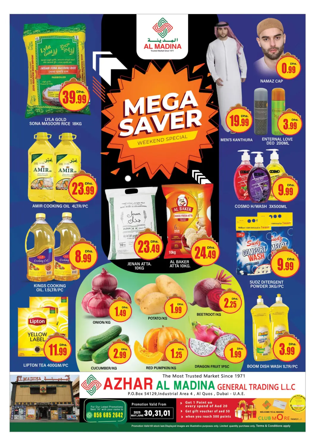 UAE - Dubai AL MADINA (Dubai) offers in D4D Online. AZHAR GT - AL QOUZ. . Till 1st June