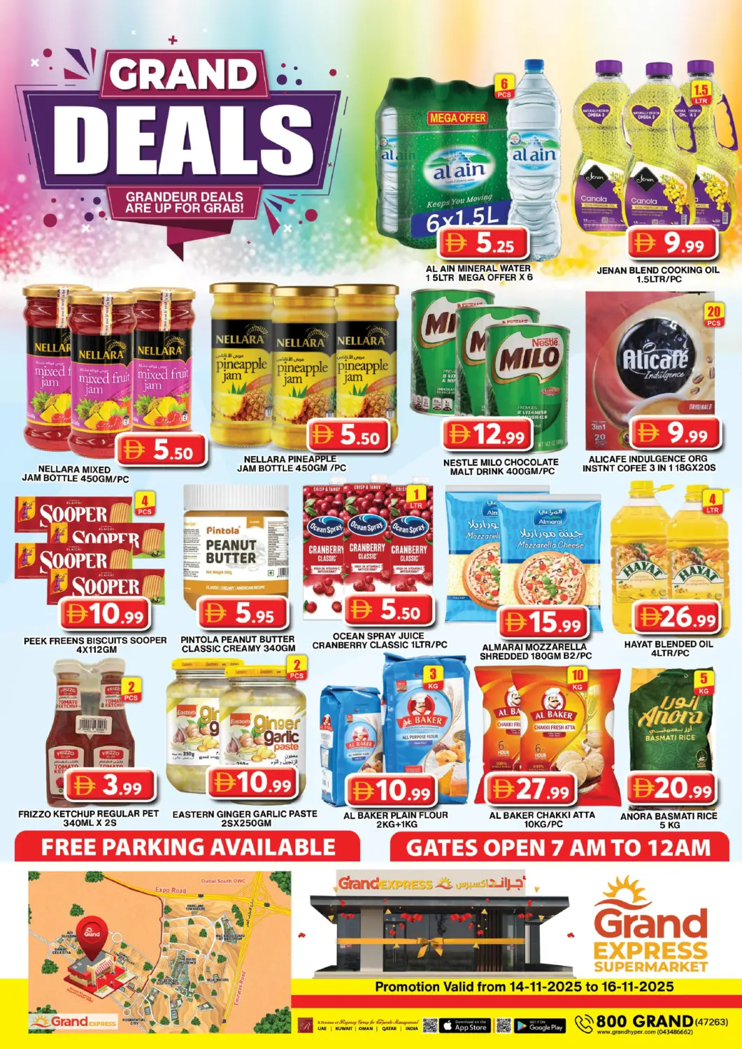 UAE - Dubai Grand Hyper Market offers in D4D Online. Grand Express Supermarket-Dubai. . Till 16th November