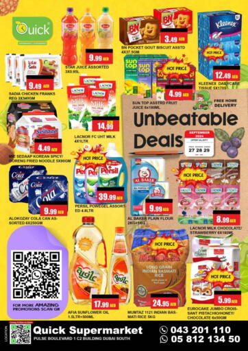 UAE - Dubai Quick Supermarket offers in D4D Online. Boulevard - Dubai. . Till 29th September