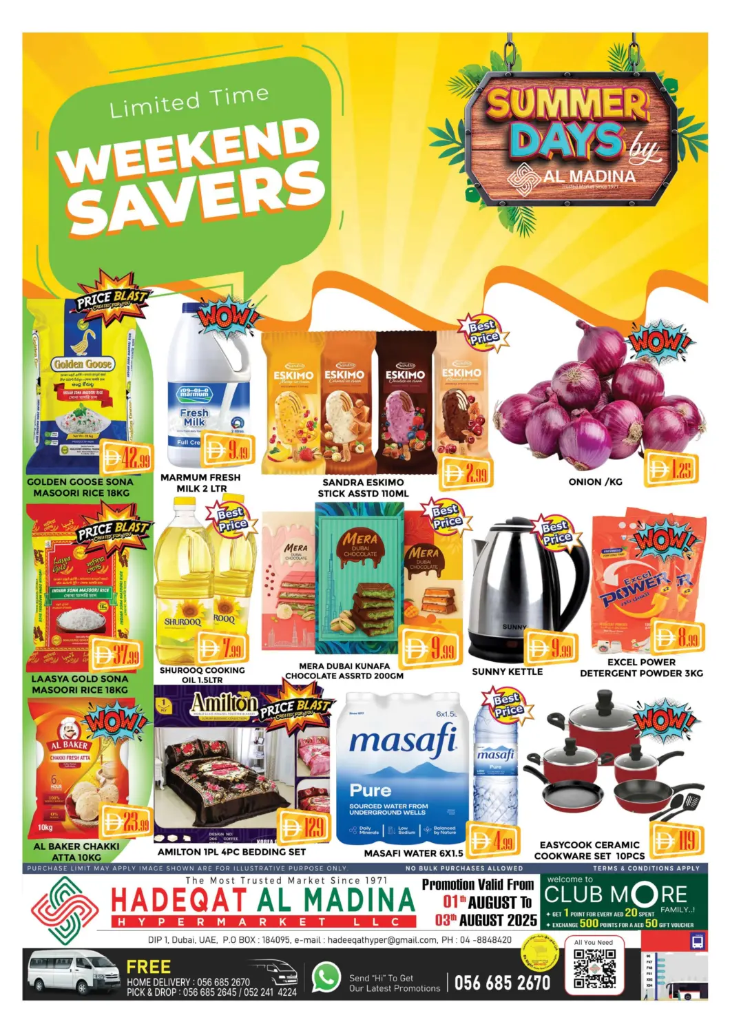 UAE - Dubai AL MADINA (Dubai) offers in D4D Online. HADEQAT AL MADINA - DIP1. . Till 3rd August
