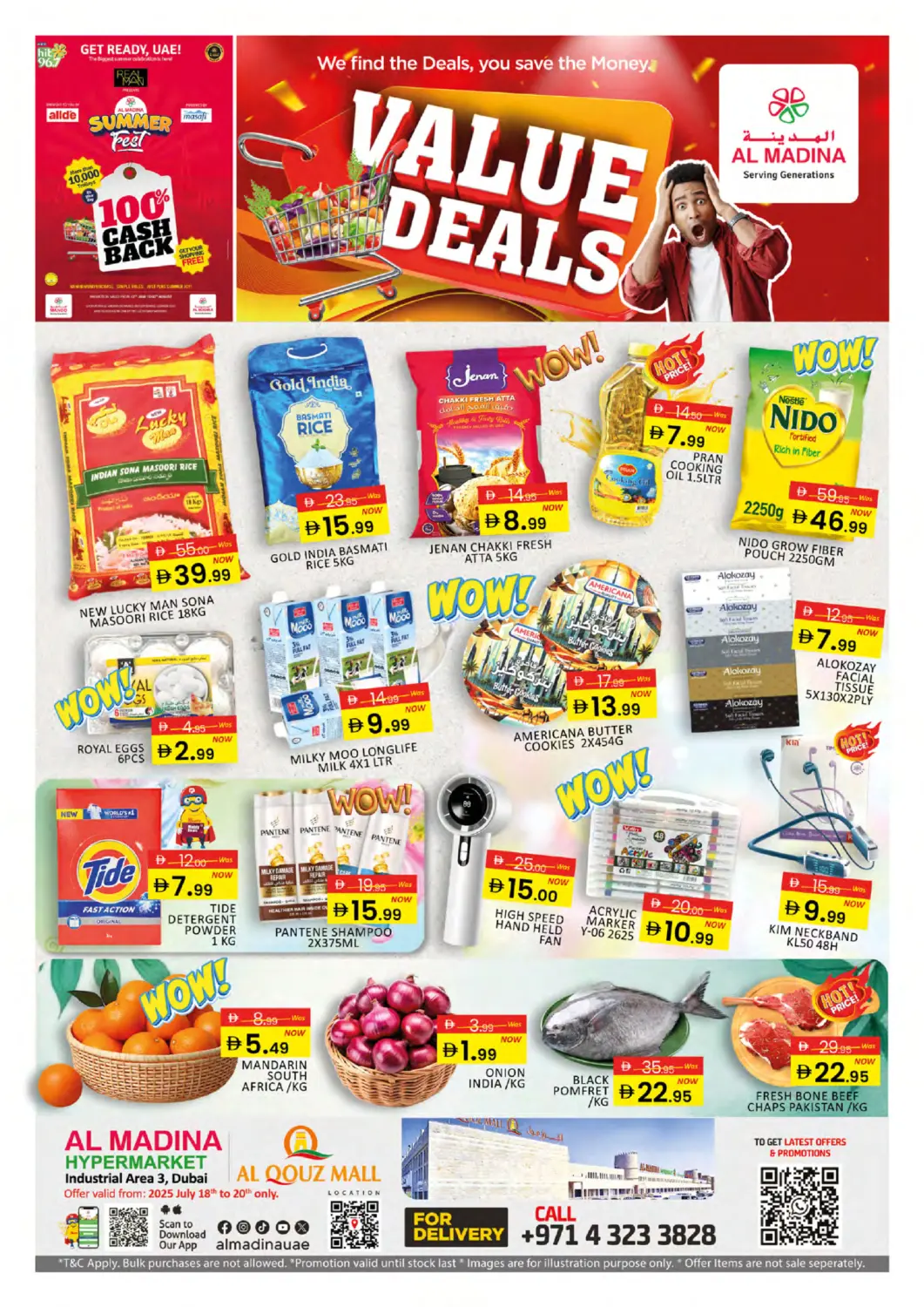 UAE - Dubai Al Madina  offers in D4D Online. Al Quoz Mall, Dubai. . TIll 20th July