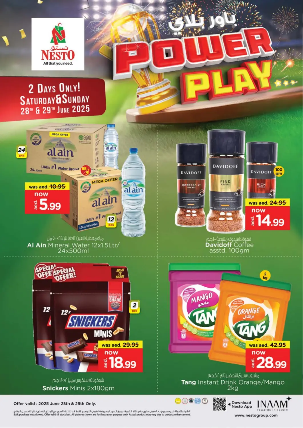 UAE - Ras al Khaimah Nesto Hypermarket offers in D4D Online. Power Play. . Till 29th July
