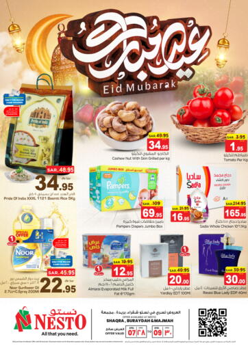 KSA, Saudi Arabia, Saudi - Al-Kharj Nesto offers in D4D Online. Eid Muabarak- Buraidah. . Till 9th April