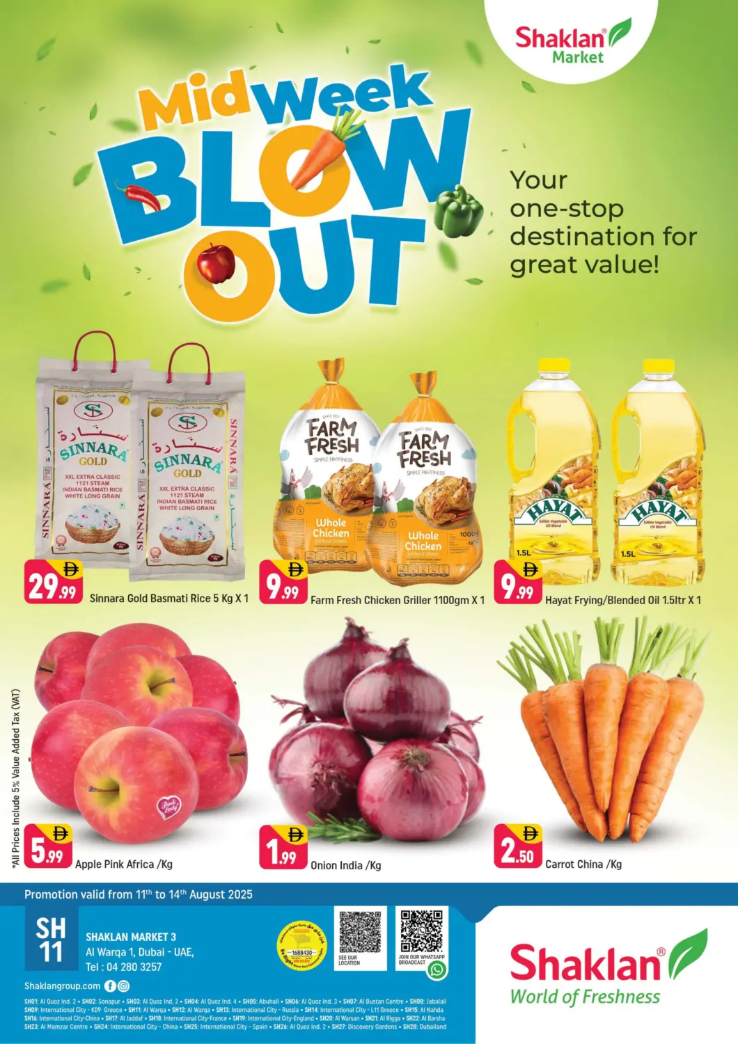 UAE - Dubai Shaklan  offers in D4D Online. Al Warqa 1, Dubai. . Till 14th August