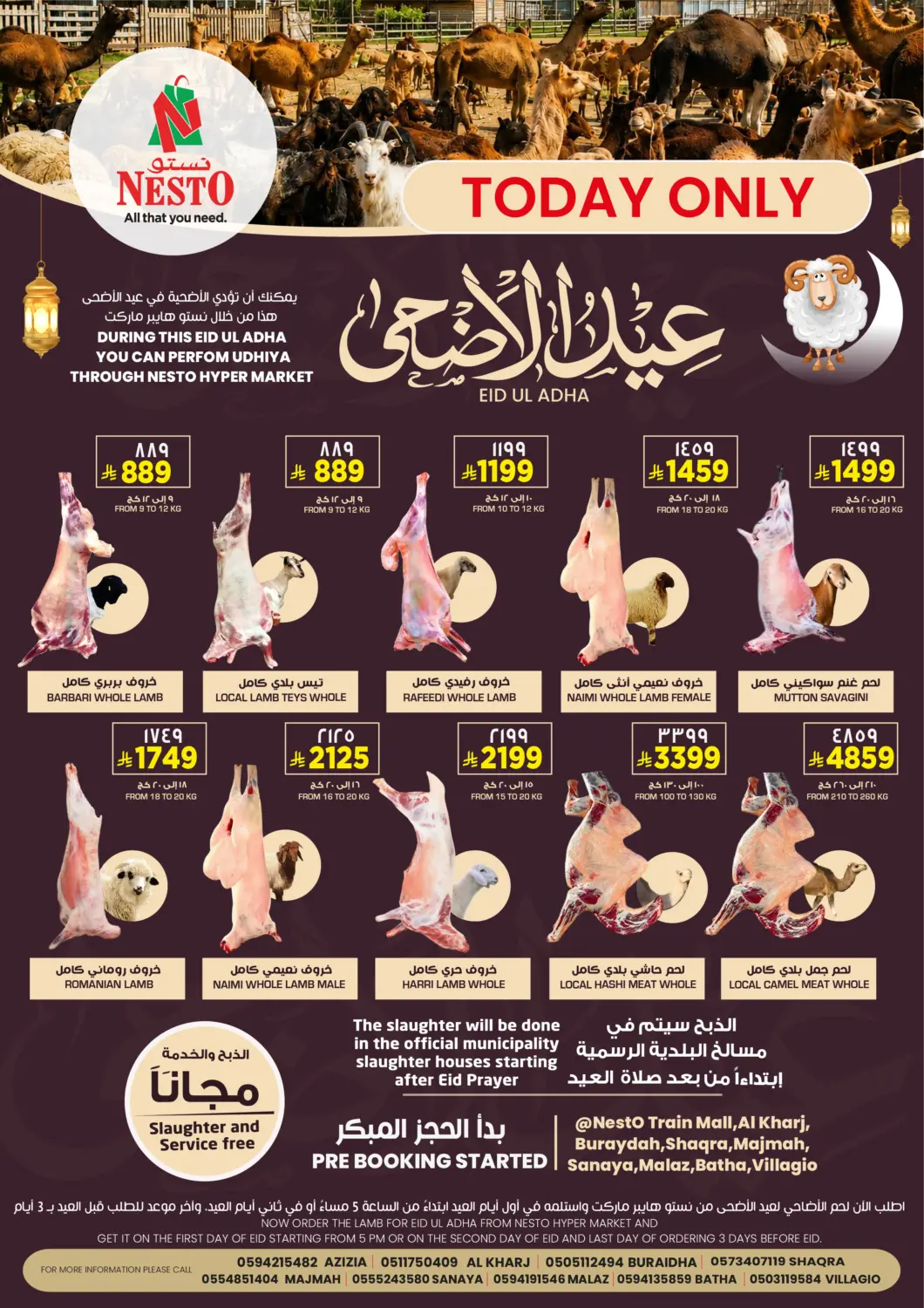 Saudi Arabia Nesto offers in D4D Online. Eid-Ul Adha Mubarak Offers. . Only On 27th May