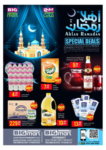 UAE - Dubai BIGmart offers in D4D Online. Bada Zayed, Sanya-Abu Dhabi. . Till 12th March