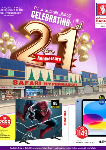 Celebrating 21st Year Anniversary