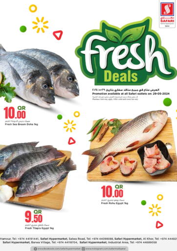 Qatar - Al Khor Safari Hypermarket offers in D4D Online. Fresh Deals. . Only On 29th May