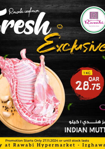 Qatar - Doha Rawabi Hypermarkets offers in D4D Online. Fresh Exclusive @ Izghawa. . Only On 27th November