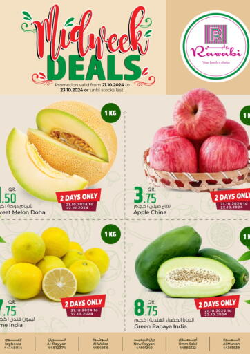 Qatar - Al Khor Rawabi Hypermarkets offers in D4D Online. Midweek Deals. . Till 23rd October